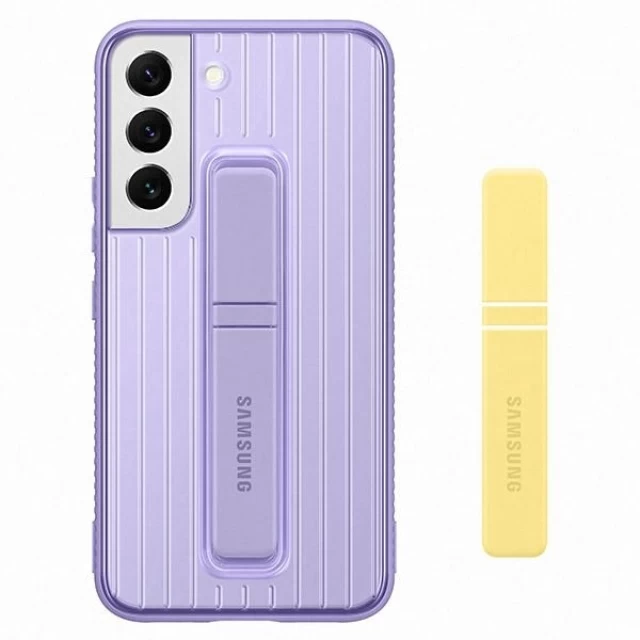 Чохол Samsung Protective Standing Cover для Samsung Galaxy S22 (S901) Lavender (EF-RS901CVEGWW)