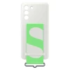 Чохол Samsung Silicone Cover with Strap для Samsung Galaxy S21 FE White (EF-GG990TWEGWW)