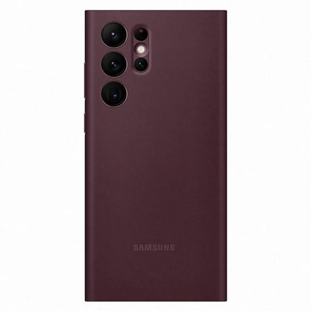 Чохол-книжка Samsung Clear View Cover для Samsung Galaxy S22 Ultra (S908) Burgundy (EF-ZS908CEEGEE)