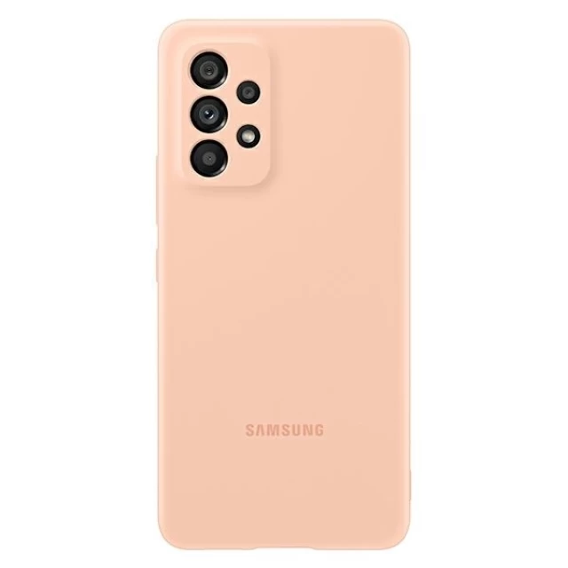 Чехол Samsung Silicone Cover для Samsung Galaxy A53 5G (A536) Awesome Peach (EF-PA536TPEGWW)