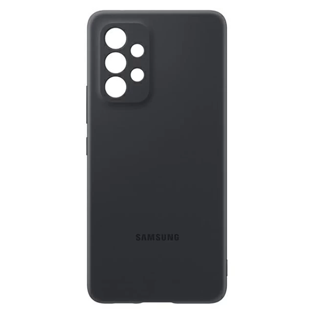 Чохол Samsung Silicone Cover для Samsung Galaxy A53 Black (EF-PA536TBEGWW)