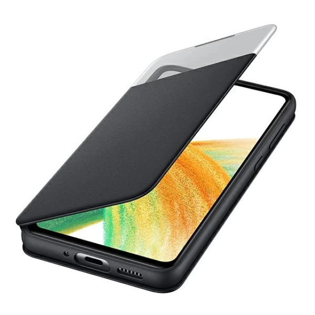 Чохол Samsung S View Wallet Cover для Samsung Galaxy A33 Black (EF-EA336PBEGEE)