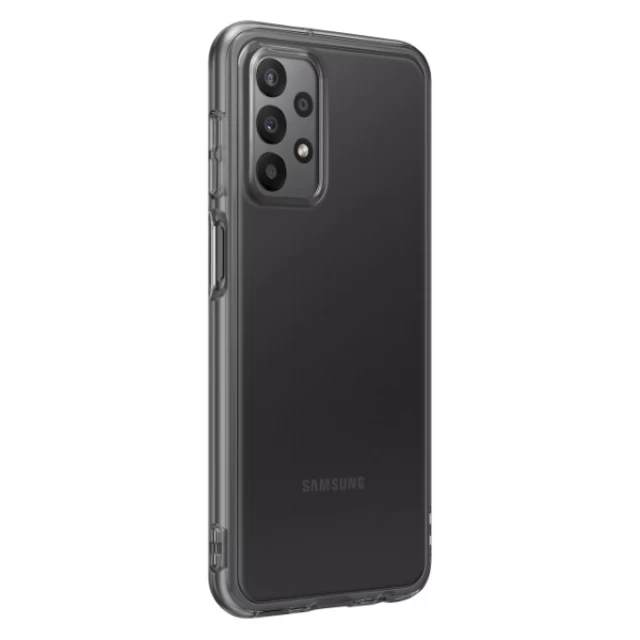 Чохол Samsung Soft Clear Cover для Samsung Galaxy A23 Black (EF-QA235TBEGWW)