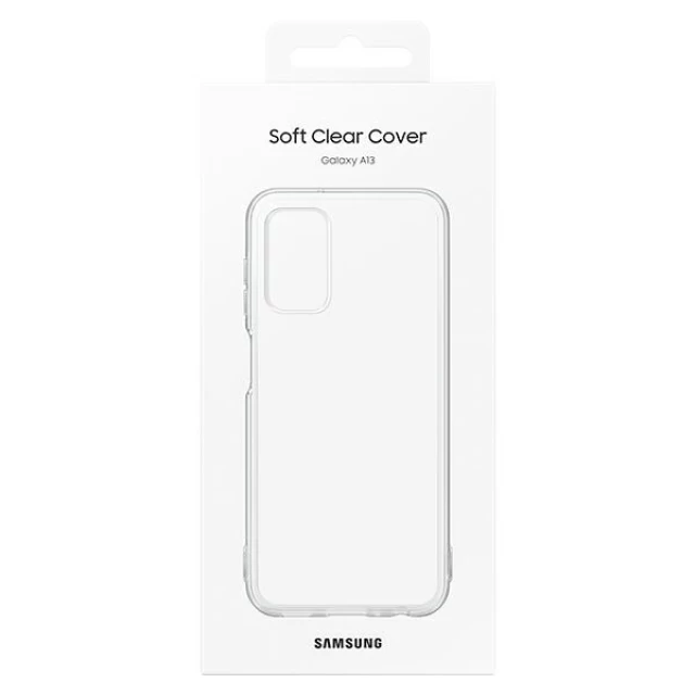 Чохол Samsung Soft Clear Cover для Samsung Galaxy A13 4G Transparent (EF-QA135TTEGWW)
