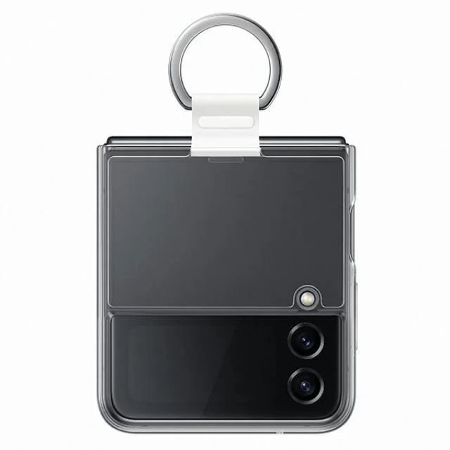 Чохол Samsung Clear Cover with Ring для Samsung Galaxy Flip4 (F721) Transparent (EF-OF721CTEGWW)