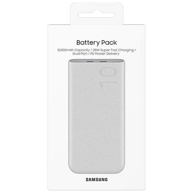 Портативное зарядное устройство Samsung Fast Charging 10000mAh 25W Beige (EB-P3400XUEGEU)