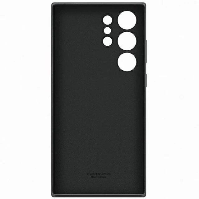 Чехол Samsung Leather Cover для Samsung Galaxy S23 Ultra (S918) Black (EF-VS918LBEGWW)