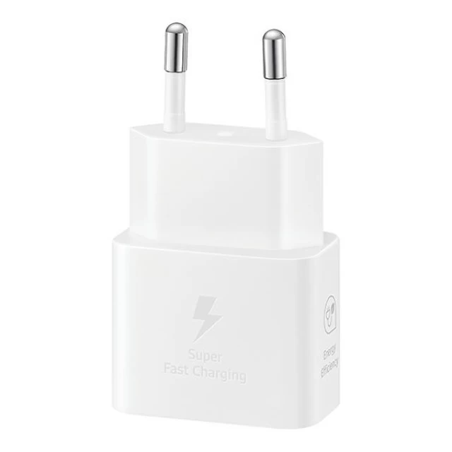 Мережевий зарядний пристрій Samsung FC 25W USB-C White (EP-T2510NWEGEU)