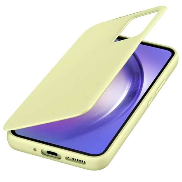 Чехол-книжка Samsung Smart View Wallet Case для Samsung Galaxy A54 5G (A546) Lime (EF-ZA546CGEGWW)
