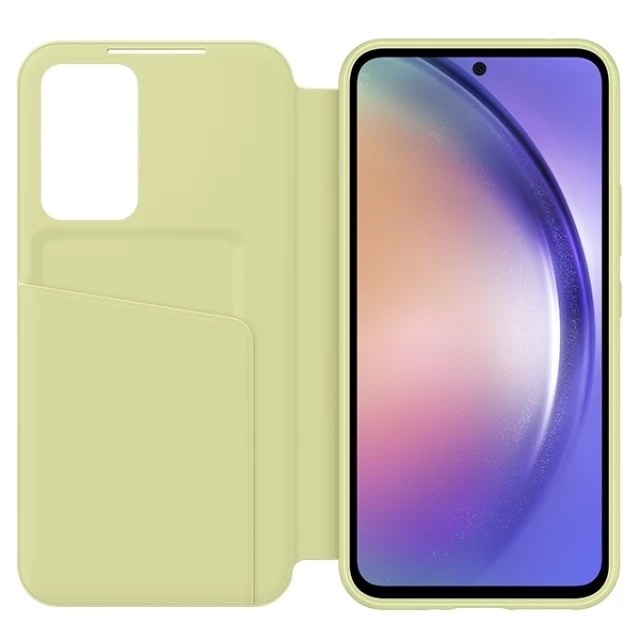 Чехол-книжка Samsung Smart View Wallet Case для Samsung Galaxy A34 5G (A346) Lime (EF-ZA346CGEGWW)