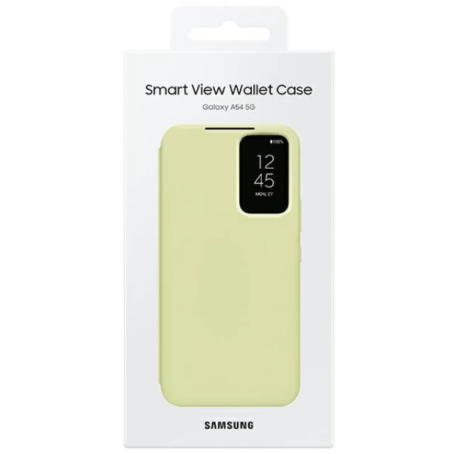 Чохол-книжка Samsung Smart View Wallet Case для Samsung Galaxy A34 5G (A346) Lime (EF-ZA346CGEGWW)