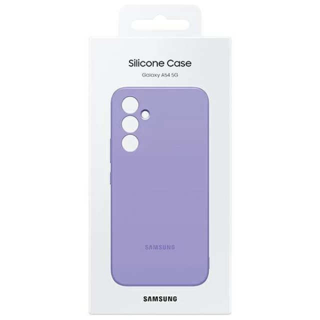 Чехол Samsung Silicone Cover для Samsung Galaxy A54 5G (A546) Blueberry (EF-PA546TVEGWW)