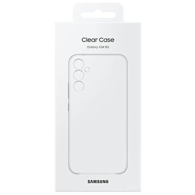 Чохол Samsung Soft Clear Cover для Samsung Galaxy A34 5G (A346) Transparent (EF-QA346CTEGWW)
