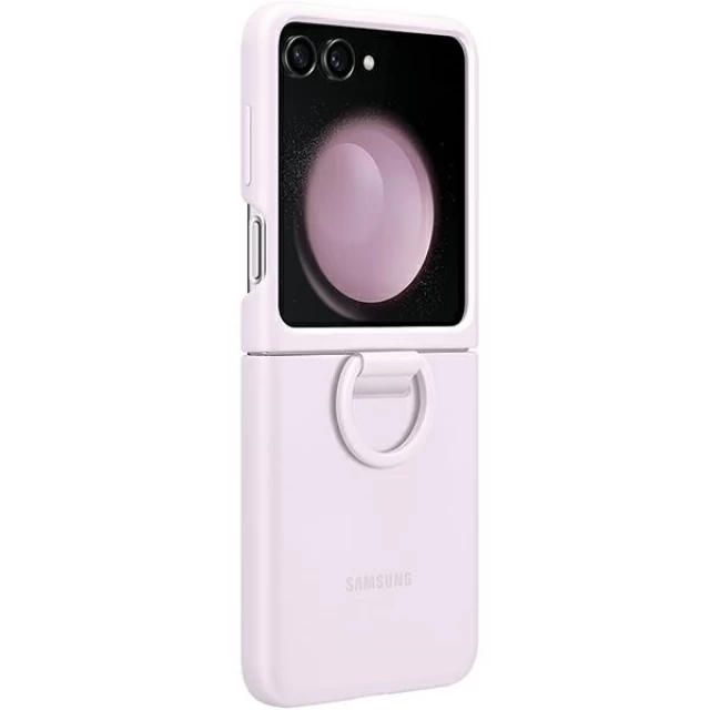 Чохол Samsung Silicone Case with Ring для Samsung Galaxy Flip5 (F731) Lavender (EF-PF731TVEGWW)
