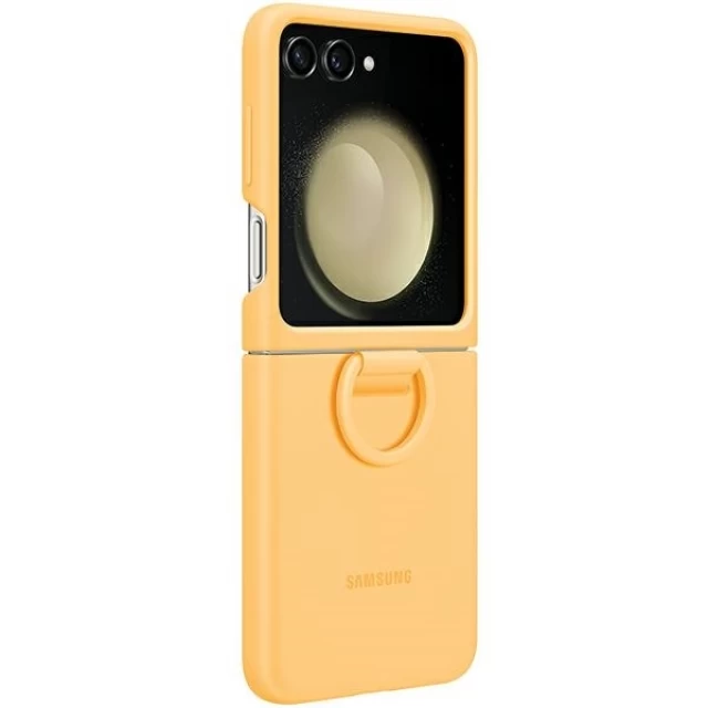 Чехол Samsung Silicone Case with Ring для Samsung Galaxy Flip5 (F731) Apricot (EF-PF731TOEGWW)