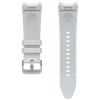 Ремінець Samsung Hybrid Eco-Leather Band (S/M) для Samsung Galaxy Watch 4 | 4 Classic | 5 | 5 Pro | 6 | 6 Classic Silver (ET-SHR95SSEGEU)