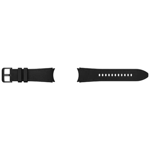 Ремешок Samsung Hybrid Eco-Leather Band (S/M) для Samsung Galaxy Watch 4 | 4 Classic | 5 | 5 Pro | 6 | 6 Classic Black (ET-SHR95SBEGEU)