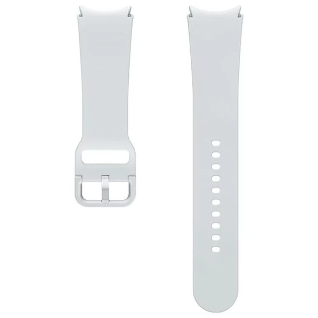 Ремешок Samsung Sport Band для Samsung Galaxy Watch 6 | 6 Classic | 5 | 5 Pro | 4 | 4 Classic 20 mm (M/L) Silver (ET-SFR94LSEGEU)