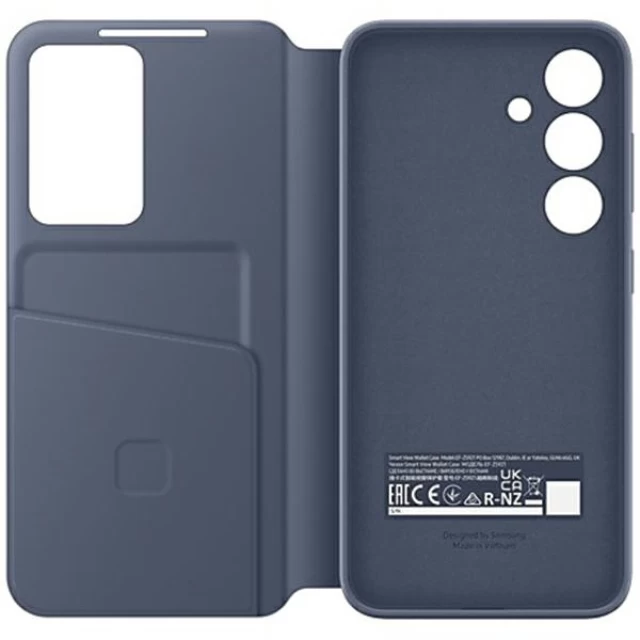 Чохол-книжка Samsung Smart View Wallet Case для Samsung Galaxy S24 (S921) Violet (EF-ZS921CVEGWW)