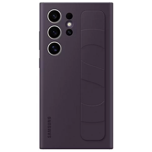 Чехол Samsung Standing Grip Case для Samsung Galaxy S24 Ultra (S928) Dark Violet (EF-GS928CEEGWW)