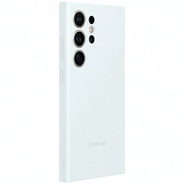 Чохол Samsung Silicone Case для Samsung Galaxy S24 Ultra (S928) White (EF-PS928TWEGWW)