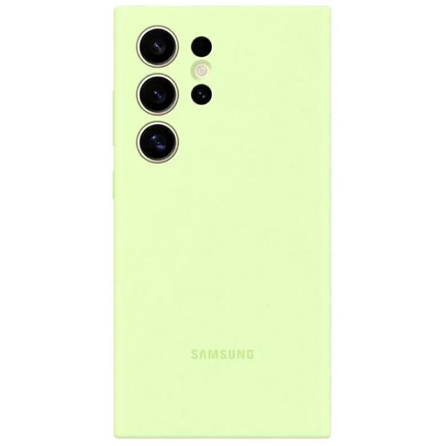 Чехол Samsung Silicone Case для Samsung Galaxy S24 Ultra (S928) Lime (EF-PS928TGEGWW)