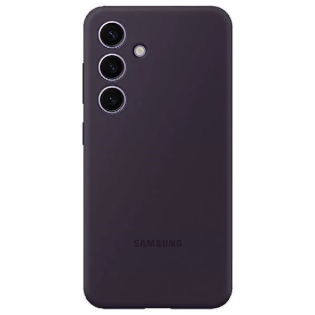 Чехол Samsung Silicone Case для Samsung Galaxy S24 Plus (S926) Dark Violet (EF-PS926TEEGWW)