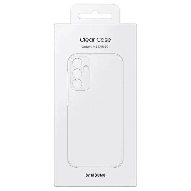 Чохол Samsung Clear Case для Samsung Galaxy A15 (A155-A156) Transparent (EF-QA156CTEGWW)