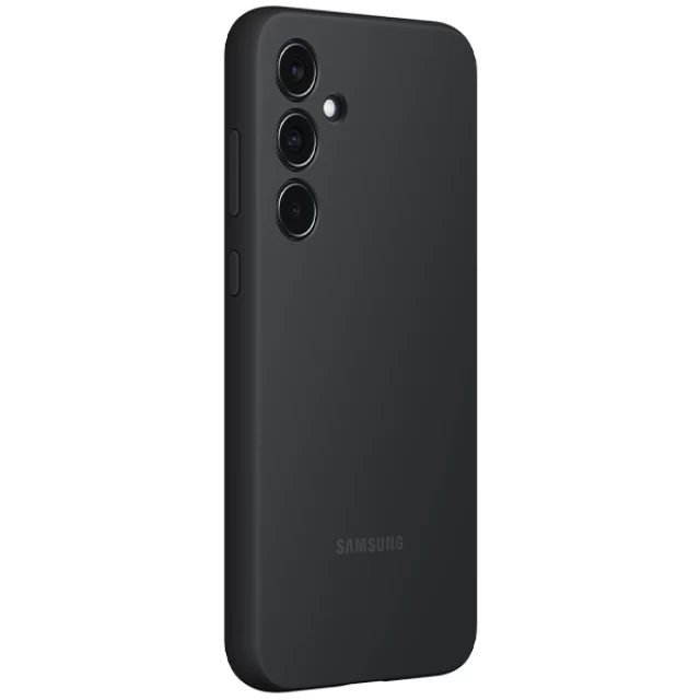 Чохол Samsung Silicone Cover для Samsung Galaxy A35 5G (A356) Black (EF-PA356TBEGWW)