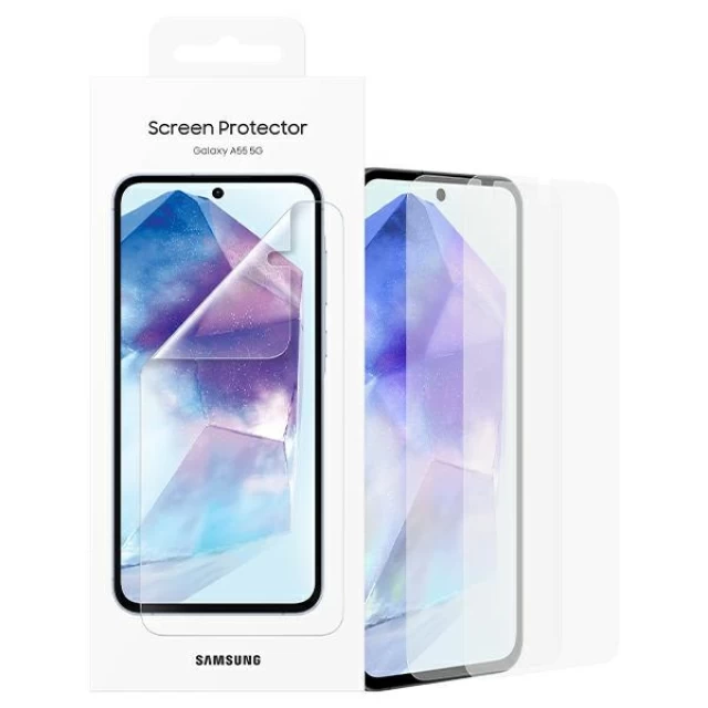Захисна плівка Samsung Screen Protector для Samsung Galaxy A55 5G (A556) Transparent (EF-UA556CTEGWW)