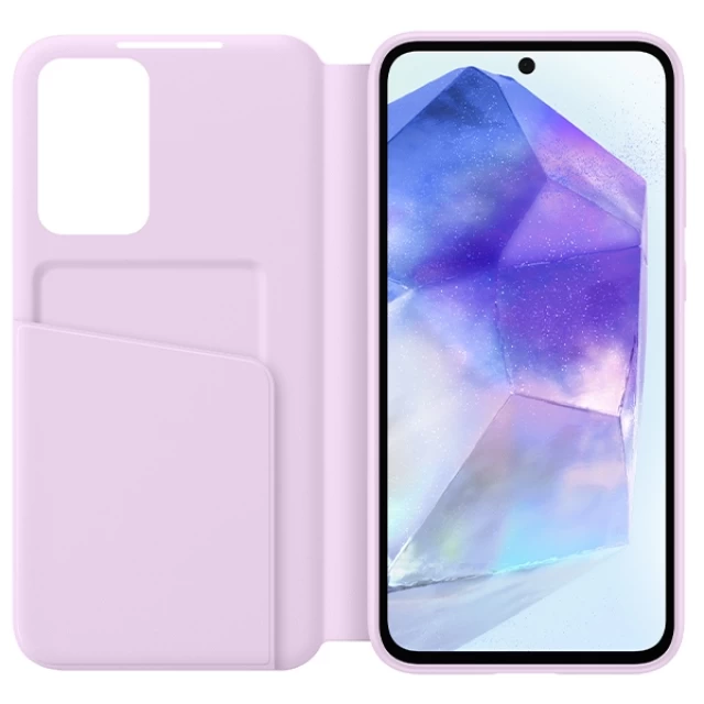 Чохол-книжка Samsung Smart View Wallet Case для Samsung Galaxy A55 5G (A556) Lavender (EF-ZA556CVEGWW)