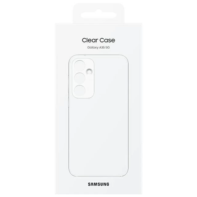 Чохол Samsung Clear Cover для Samsung Galaxy A35 5G (A356) Transparent (EF-QA356CTEGWW)