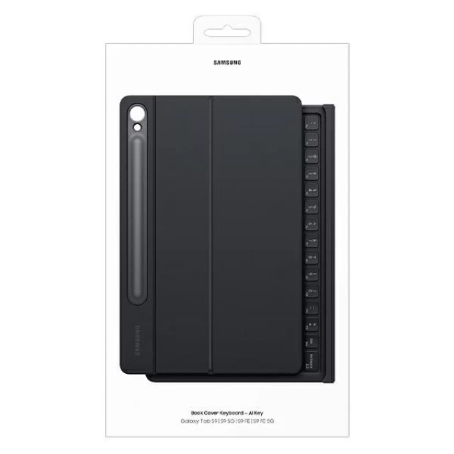 Чехол-клавиатура Samsung Book Cover Keyboard для Samsung Galaxy Tab S9 (X710-X716) | Tab S9 FE 10.9 (X510-X516) Black (EF-DX725UBEGWW)