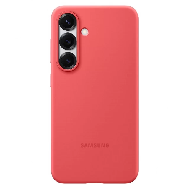 Чехол Samsung Silicone Case для Samsung Galaxy S25 Plus (S936) Red (EF-PS936CREGWW)