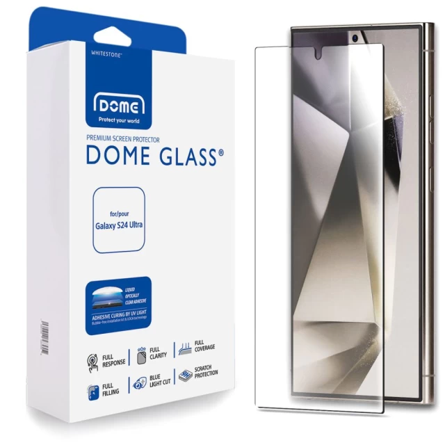 Защитное стекло Whitestone DomeGlass для Samsung Galaxy S24 Ultra (S928) Clear (214439114040-0)