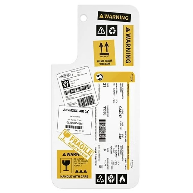 Пластина для чехла Samsung Frame Cover для Samsung Galaxy S22 Plus (S906) White (GP-TOU021AMCWW)
