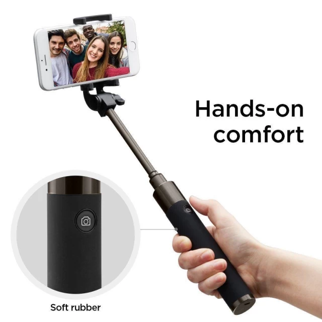 Монопод Spigen S530W Wireless Selfie Stick Black (000SS21746)