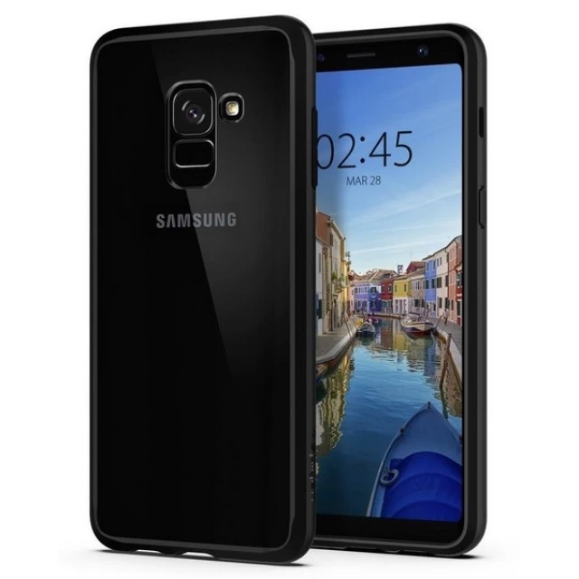 Чохол Spigen Ultra Hybrid для Samsung Galaxy A8 2018 (А530) Matte Black (590CS22751)