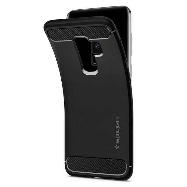 Чехол Spigen Rugged Armor для Samsung Galaxy S9 Plus (G965) Black (593CS22921)