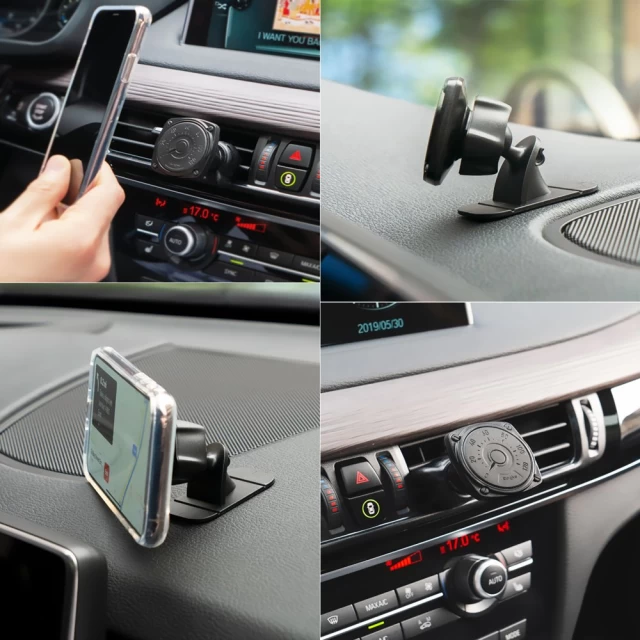 Автотримач Ringke Power Clip Air Vent Magnetic Car Black (8809611502444)