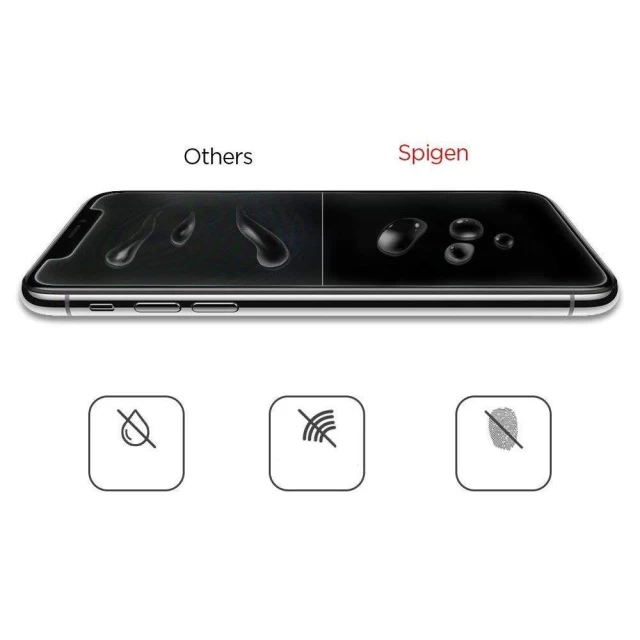 Захисне скло Spigen для iPhone X | XS Glas.TR Slim Transparent (063GL24514)