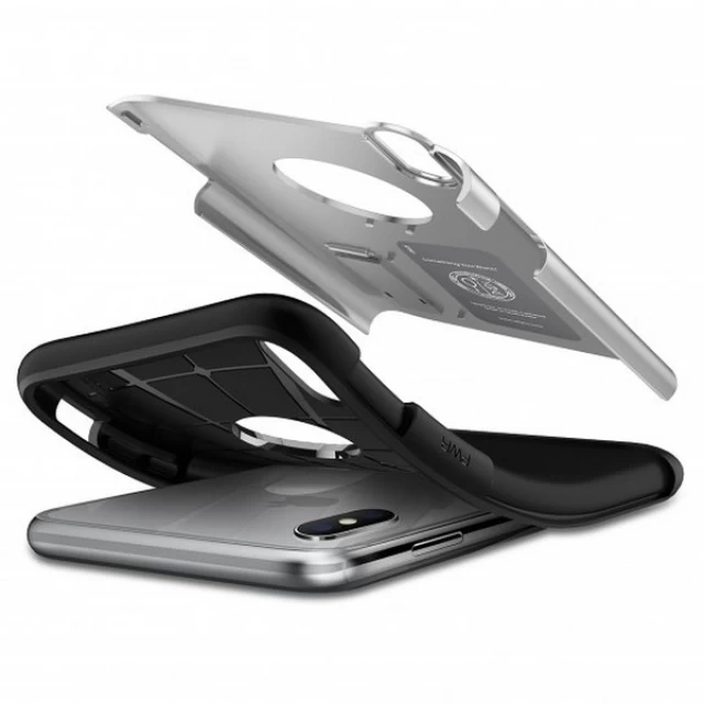 Чохол Spigen Slim Armor для iPhone XS Max Satin Silver (065CS25159)