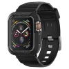 Чохол і ремінець Spigen для Apple Watch 4/5/6/SE 44 mm Rugged Armor Pro 2 in 1 Black (062CS25324)