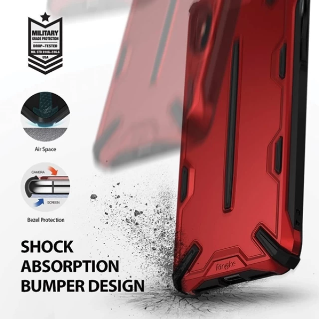 Чохол Ringke Dual X для iPhone XR Iron Red (DXAP0011)