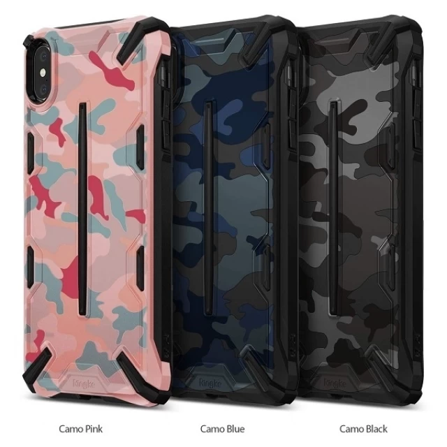 Чохол Ringke Dual X для iPhone X | XS Camo Pink (DXAP0014)