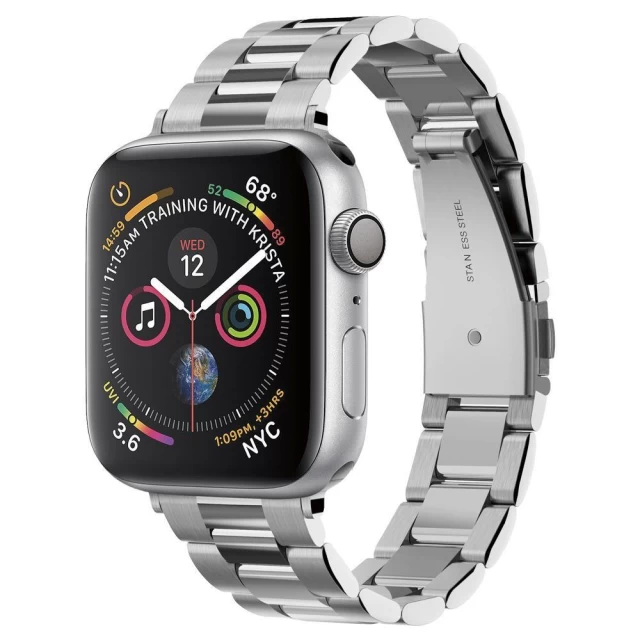 Ремешок Spigen Modern Fit для Apple Watch 41 | 40 | 38 mm Silver (061MP25943)