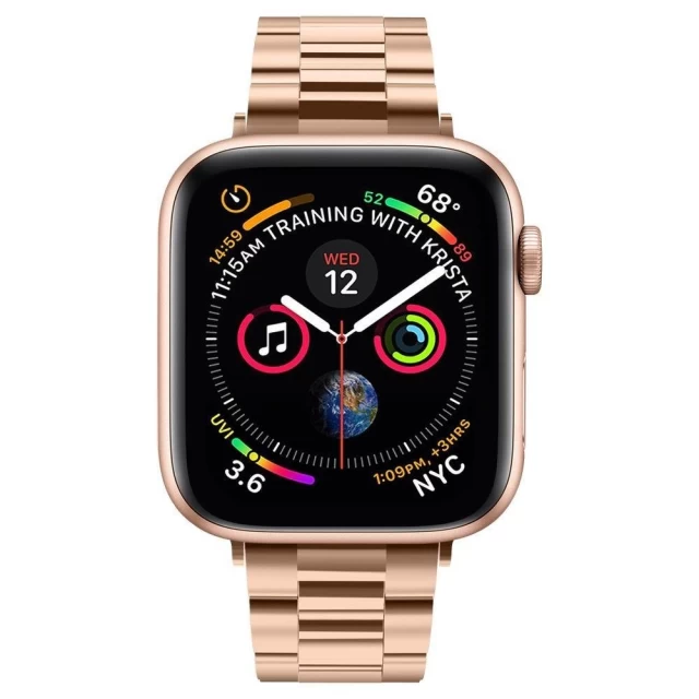 Ремінець Spigen Modern Fit для Apple Watch 41 | 40 | 38 mm Gasing Rose Gold (061MP25944)