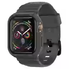 Чохол і ремінець Spigen для Apple Watch SE/6/5/4 44 mm Rugged Armor Pro 2 in 1 Military Green (062CS26016)