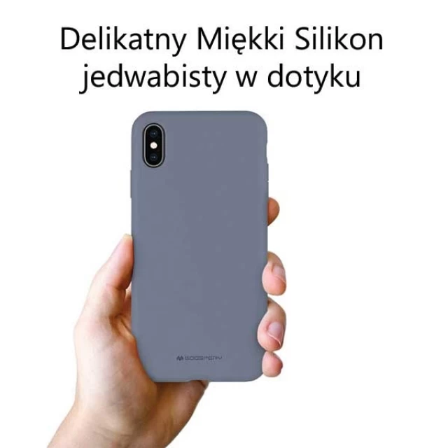 Чехол Mercury Silicone для Samsung Galaxy Note 10 Plus (N975) Lavender Gray (8809661865483)