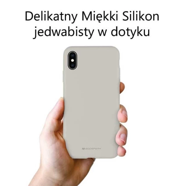 Чохол Mercury Silicone для Samsung Galaxy Note 10 Plus (N975) Stone (8809661865506)